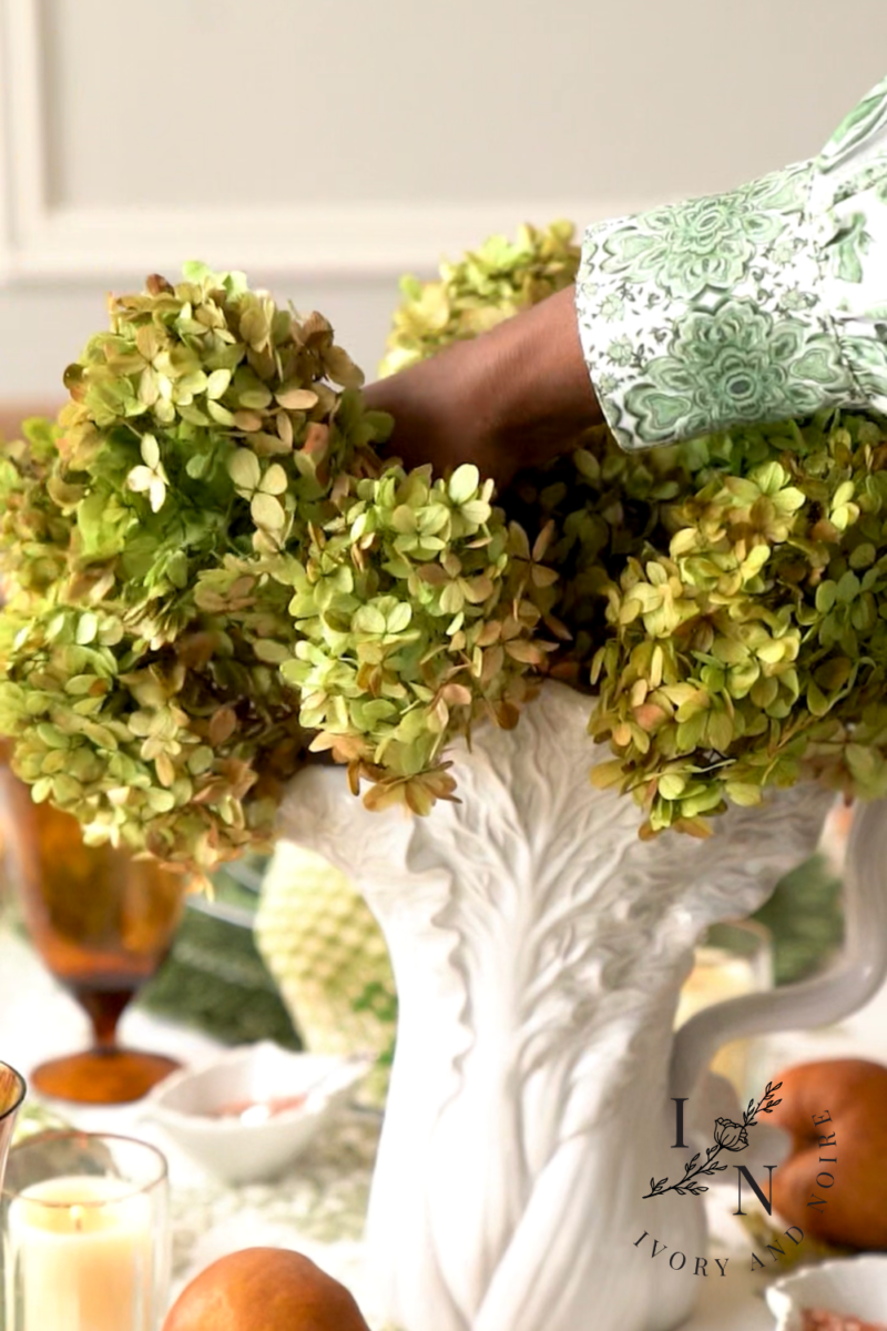 How to Create a Fall Arrangement with Dried Limelight Hydrangeas
