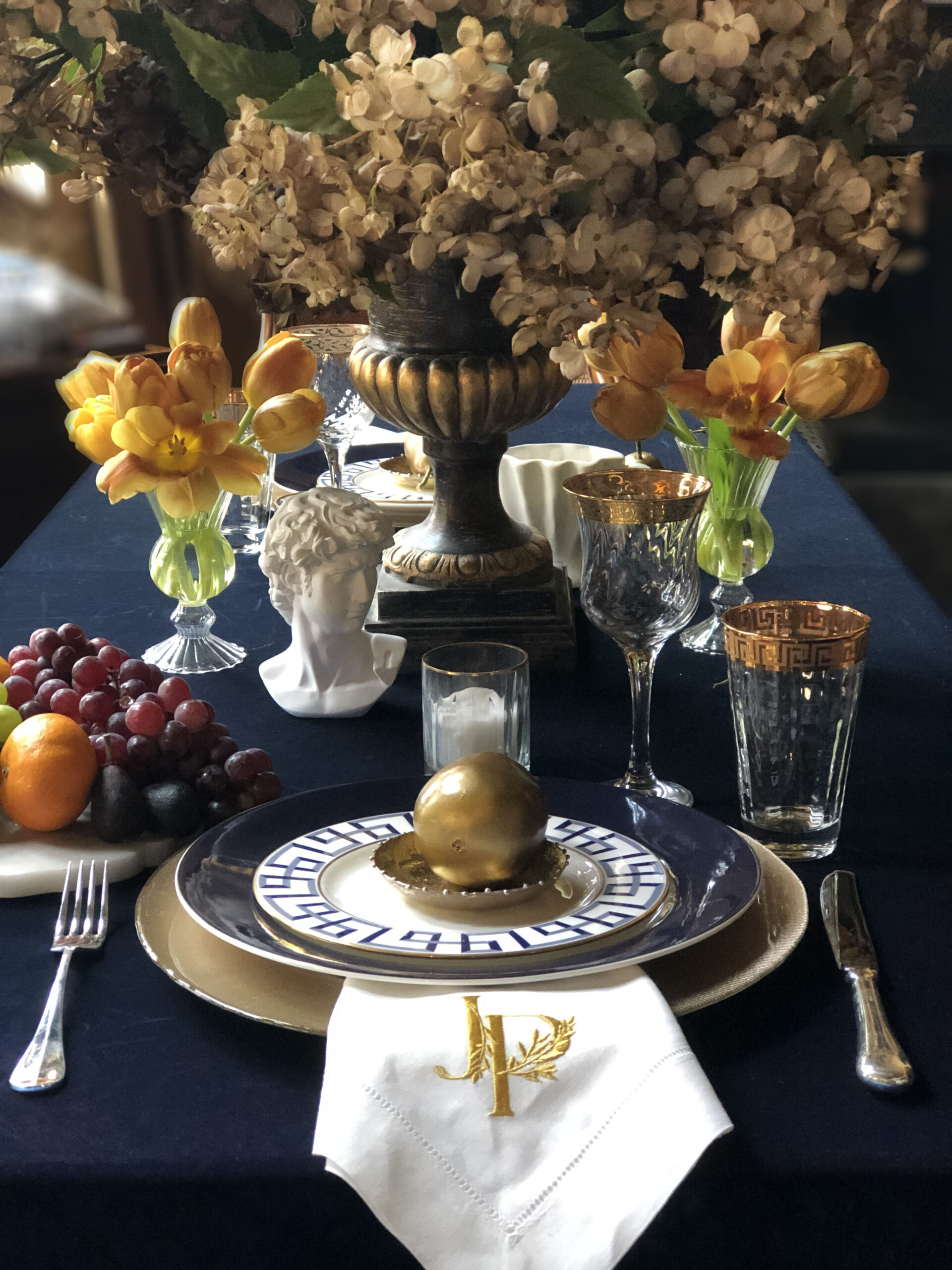 Fall Dinner Party place setting