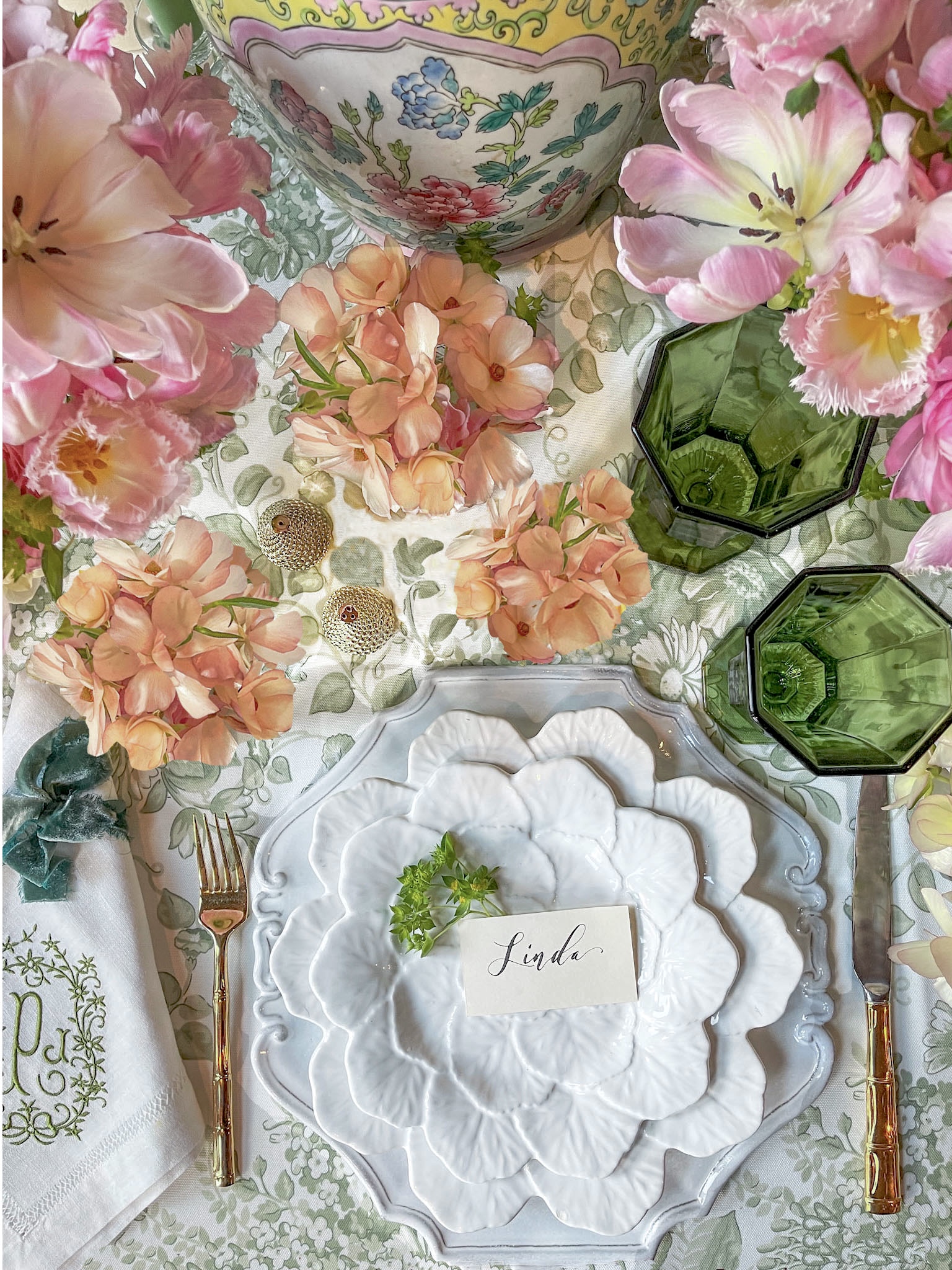 Spring Table setting