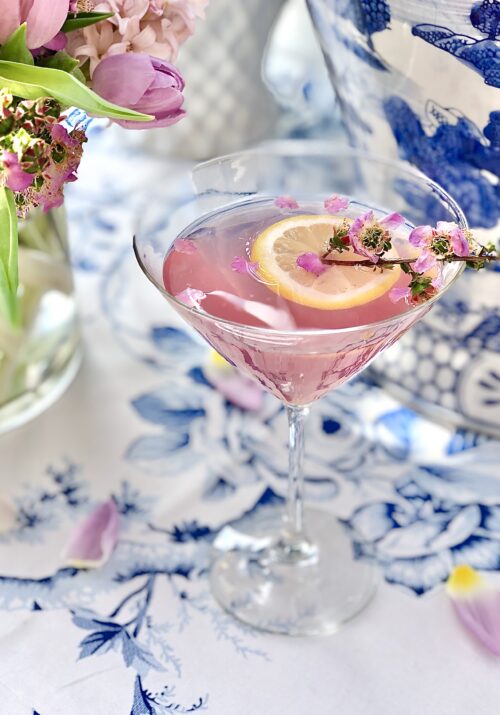 Lavender French 75 Cocktail