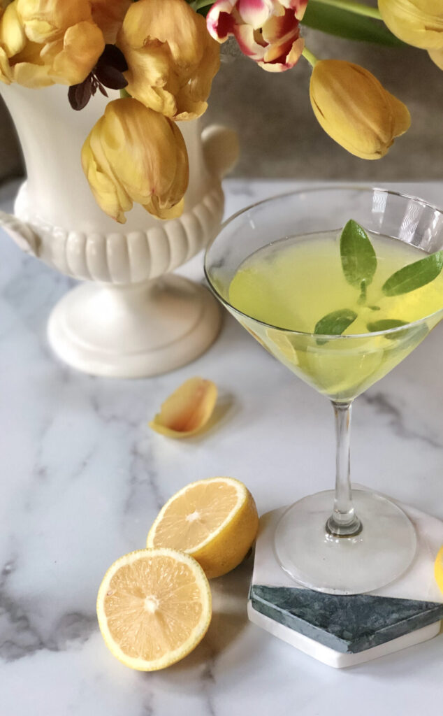 sage limoncello martini