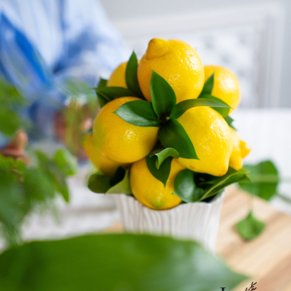 Easiest 3-Step Lemon Topiary DIY